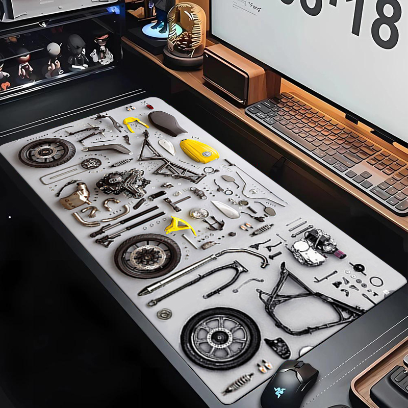 Laptop Office Accessories - لوحة ماوس مطاطية قابلة للفك XXL،