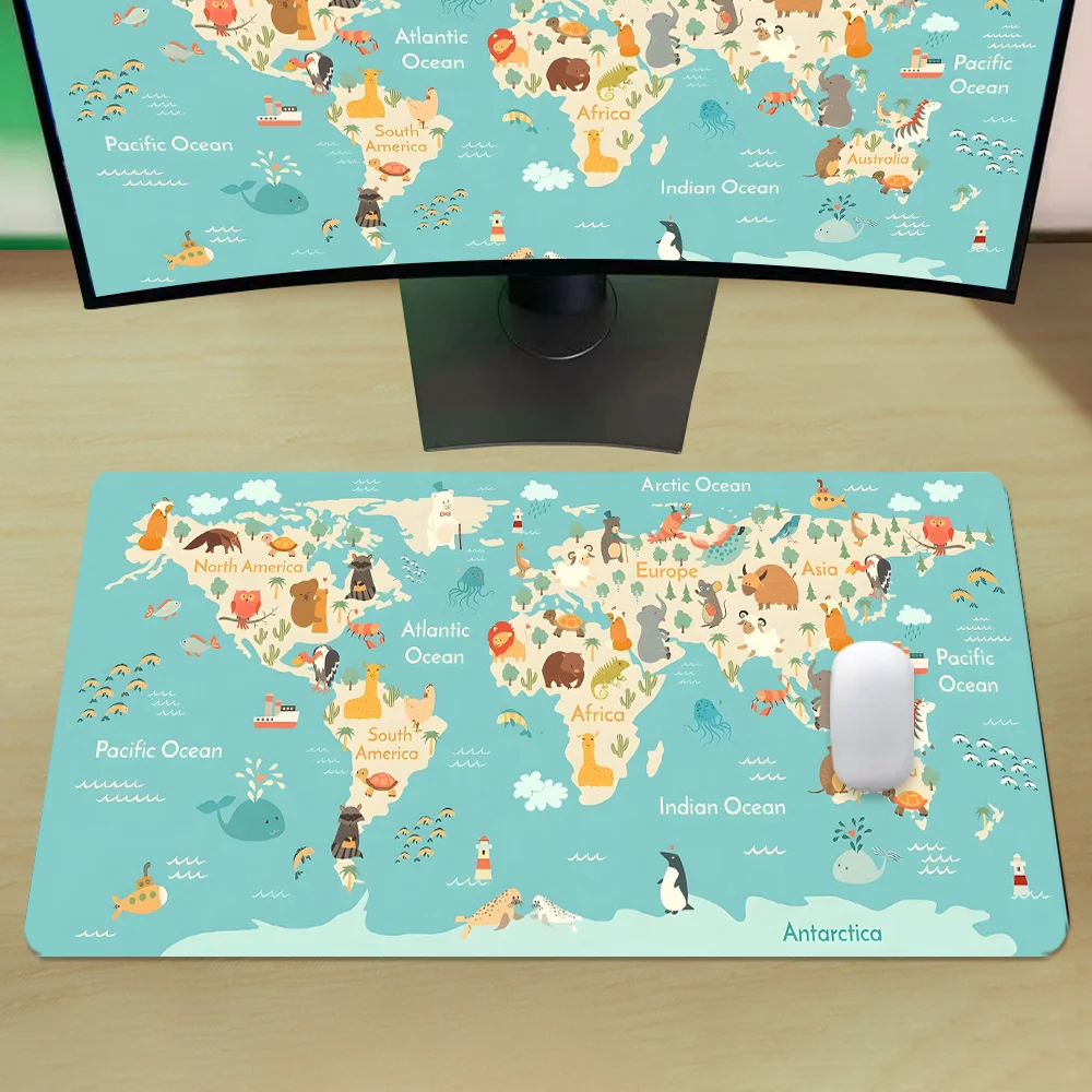 لوحة ماوس ألعاب خريطة العالم ب - مراجعة Laptop Accessories Design وسعره