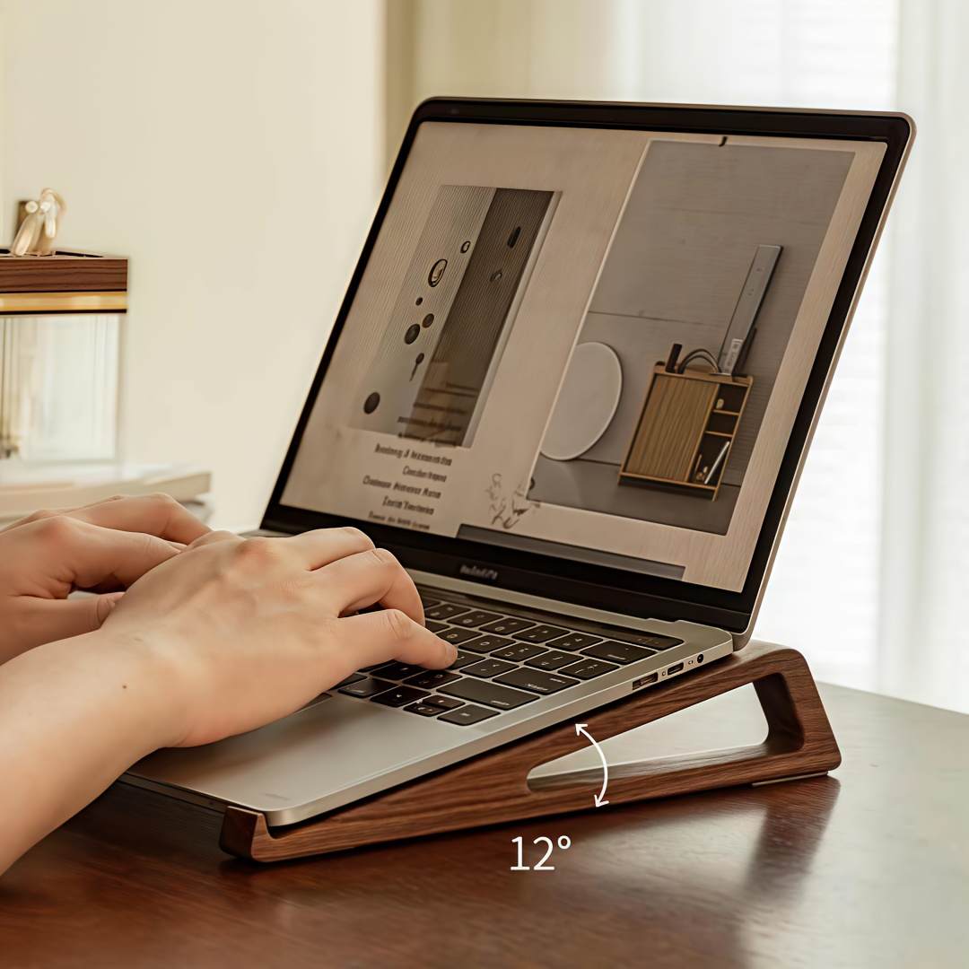 حامل كمبيوتر محمول خشبي قابل ل - مراجعة Laptop Accessories Design وسعره
