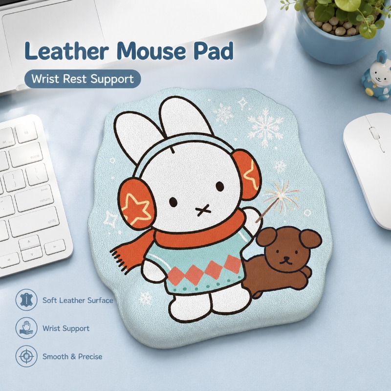 وسادة فأرة جلدية بتصميم أنيمي  - مراجعة Laptop Accessories Design وسعره