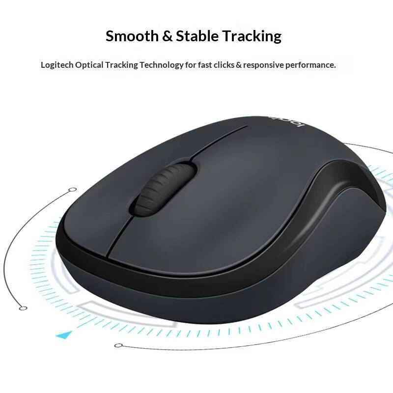 ماوس لاسلكي لوجيتك M220، نقرات - مراجعة Laptop Accessories Design وسعره