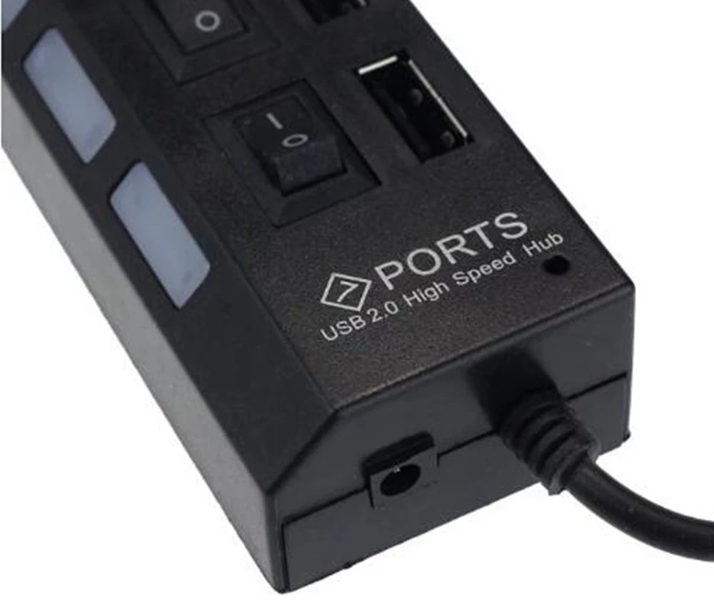 موزع USB 2.0 بـ 7 منافذ لأجهزة - مراجعة Laptop Office Accessories وسعره