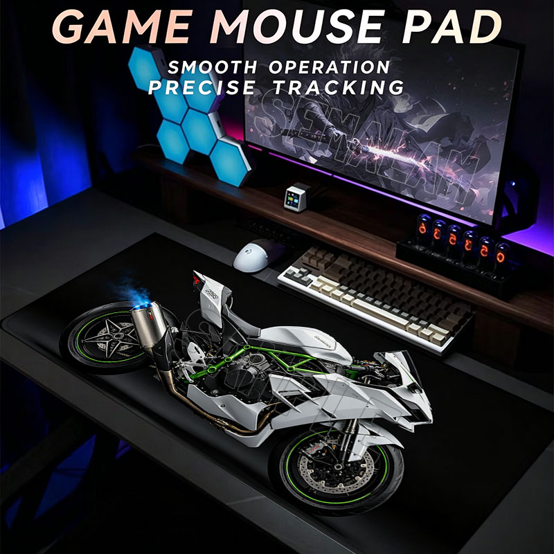 لوحة ماوس كبيرة بتصميم دراجة ن - مراجعة Laptop Accessories Design وسعره