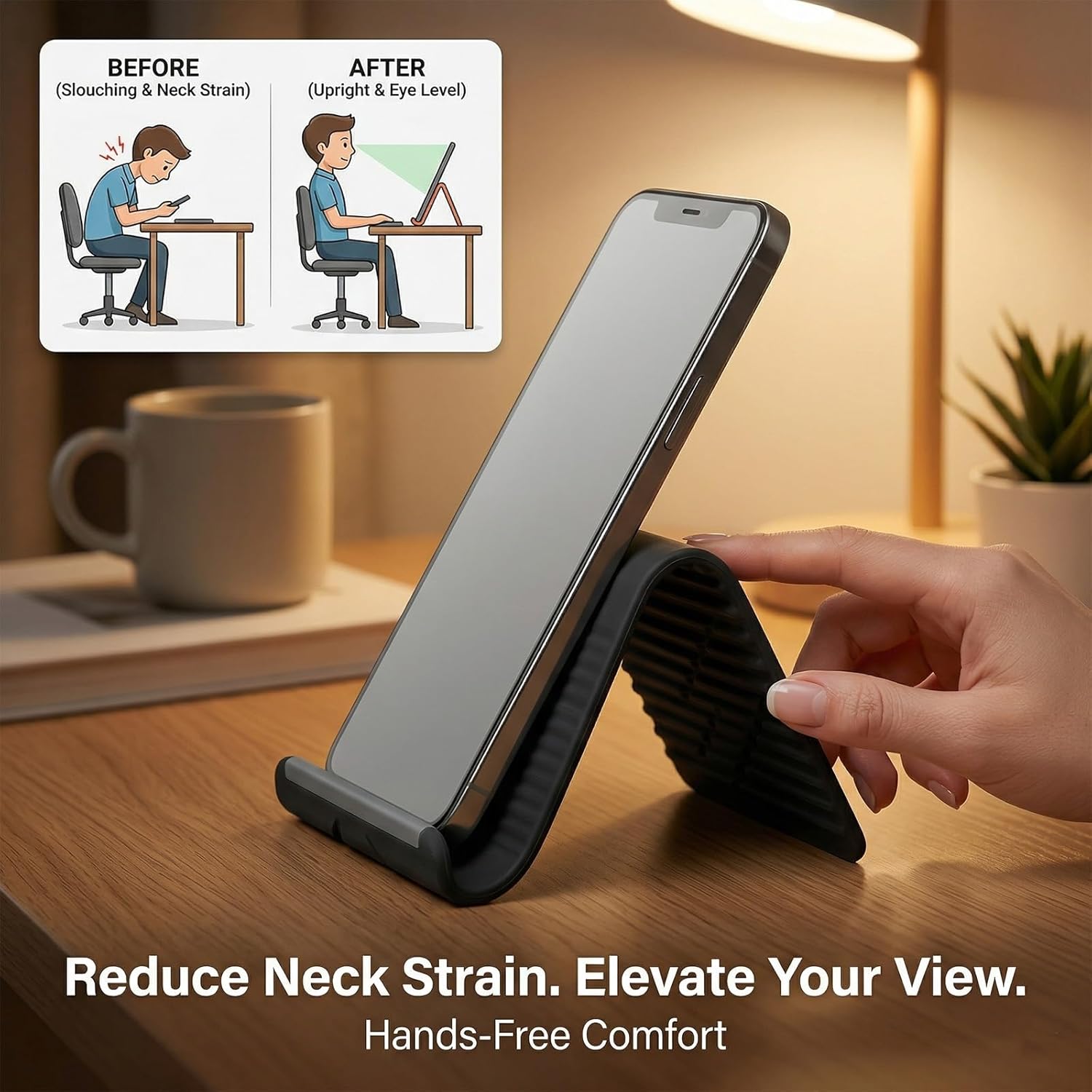 حامل هاتف مرن قابل للطي من الس - مراجعة Laptop Office Accessories وسعره